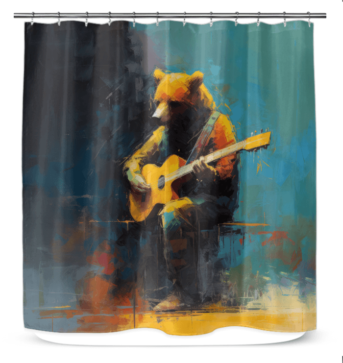 Rhythm Reverie Shower Curtain - Beyond T-shirts