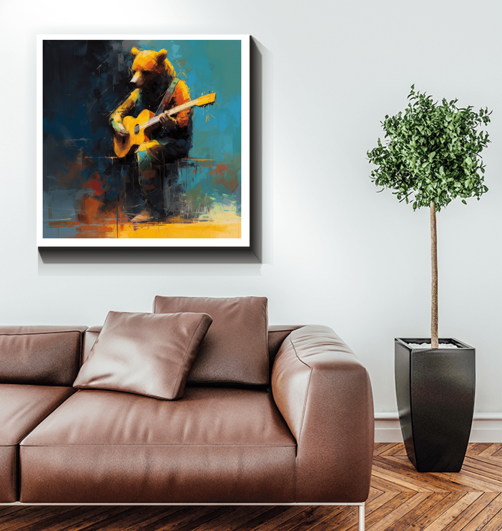 Rhythm Reverie Wrapped Canvas - Beyond T-shirts