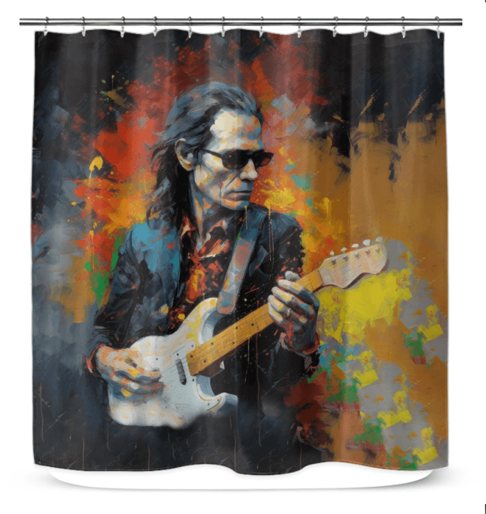 Rhythm Revolution Shower Curtain - Beyond T-shirts