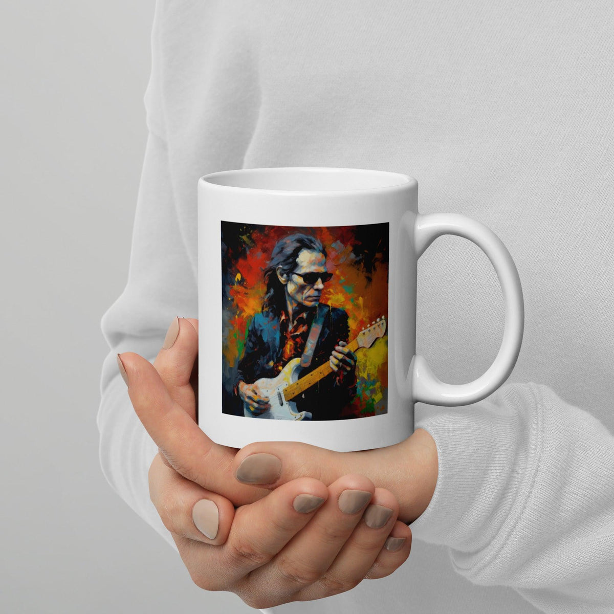 Rhythm Revolution White Glossy Mug - Beyond T-shirts