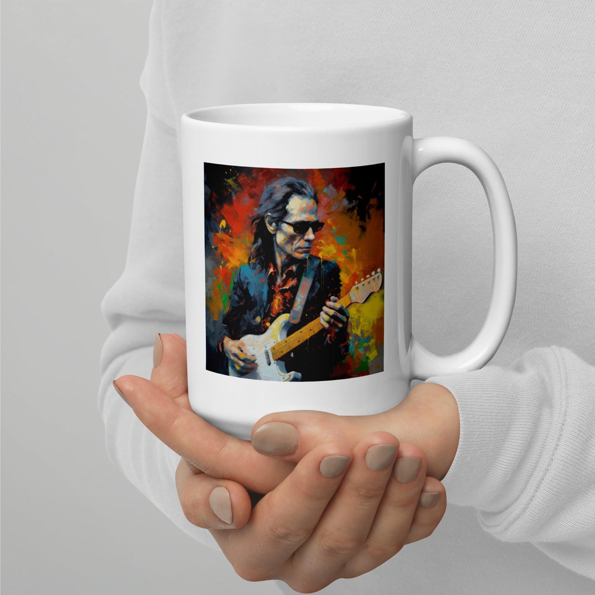 Rhythm Revolution White Glossy Mug - Beyond T-shirts