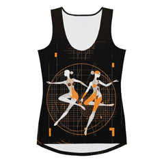 Rhythmic Feminine Dance Flair Sublimation Cut & Sew Tank Top - Beyond T-shirts