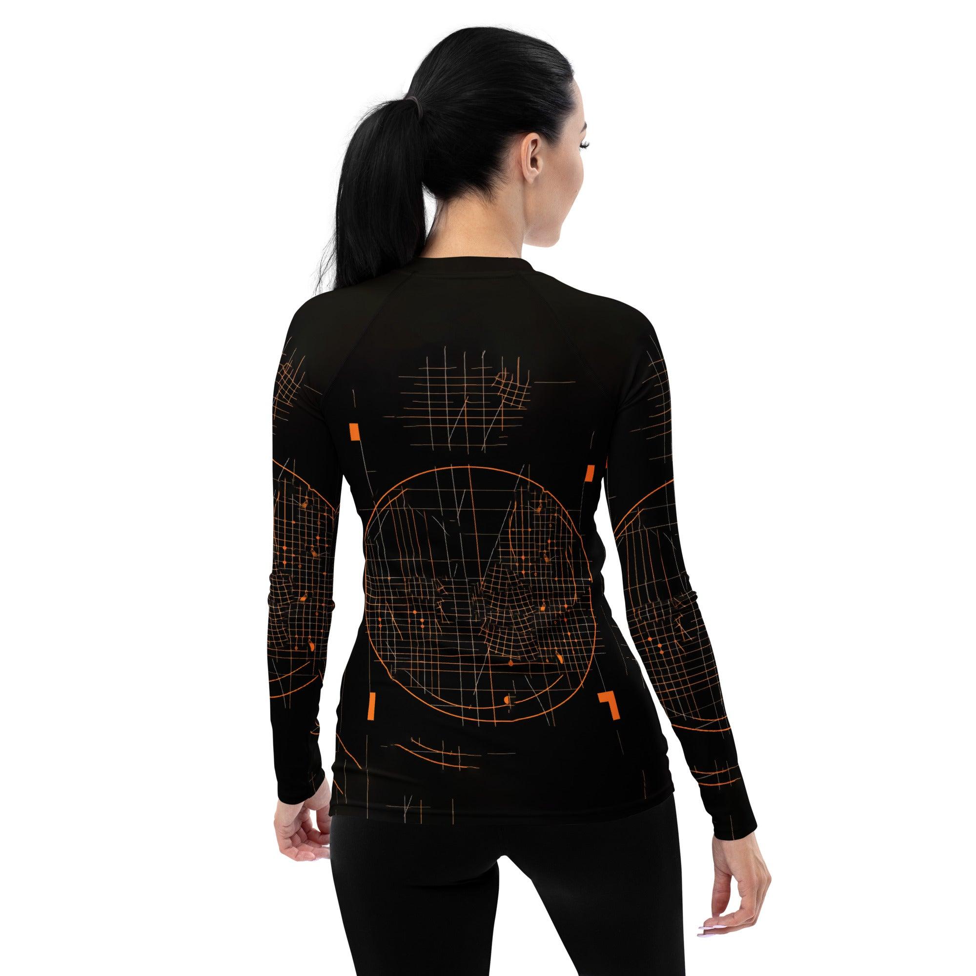 Rhythmic Feminine Dance Flair Women's Rash Guard - Beyond T-shirts