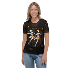 Rhythmic Feminine Dance Flair Women's T-shirt - Beyond T-shirts