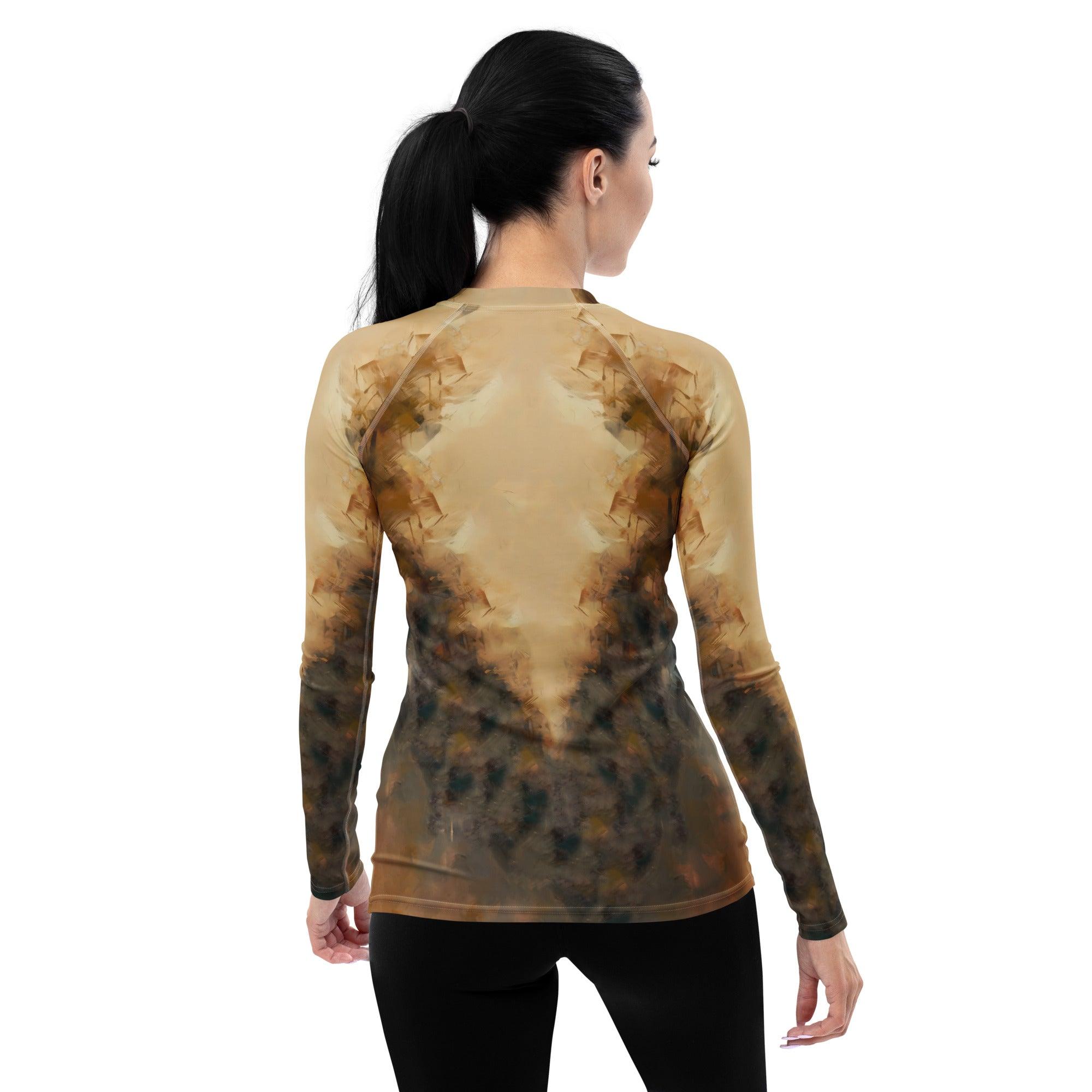 Rhythmic Layers Women's Rash Guard - Beyond T-shirts