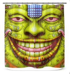 Rhythmic Rainforest Shower Curtain - Beyond T-shirts