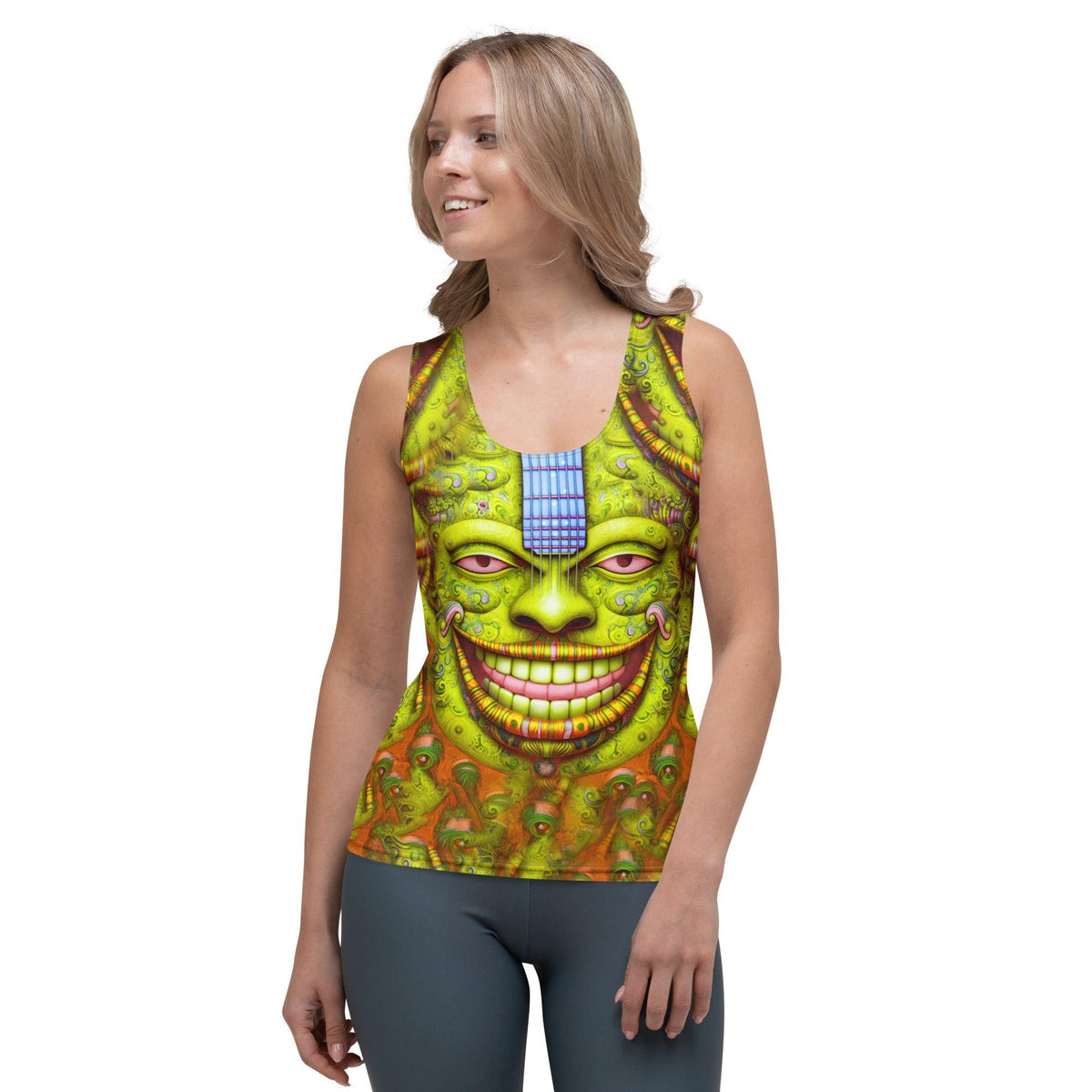 Rhythmic Rainforest Sublimation Cut & Sew Tank Top - Beyond T-shirts