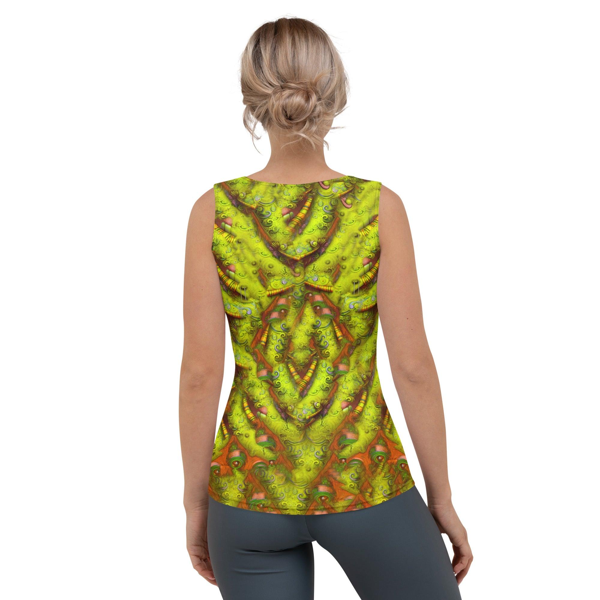 Rhythmic Rainforest Sublimation Cut & Sew Tank Top - Beyond T-shirts