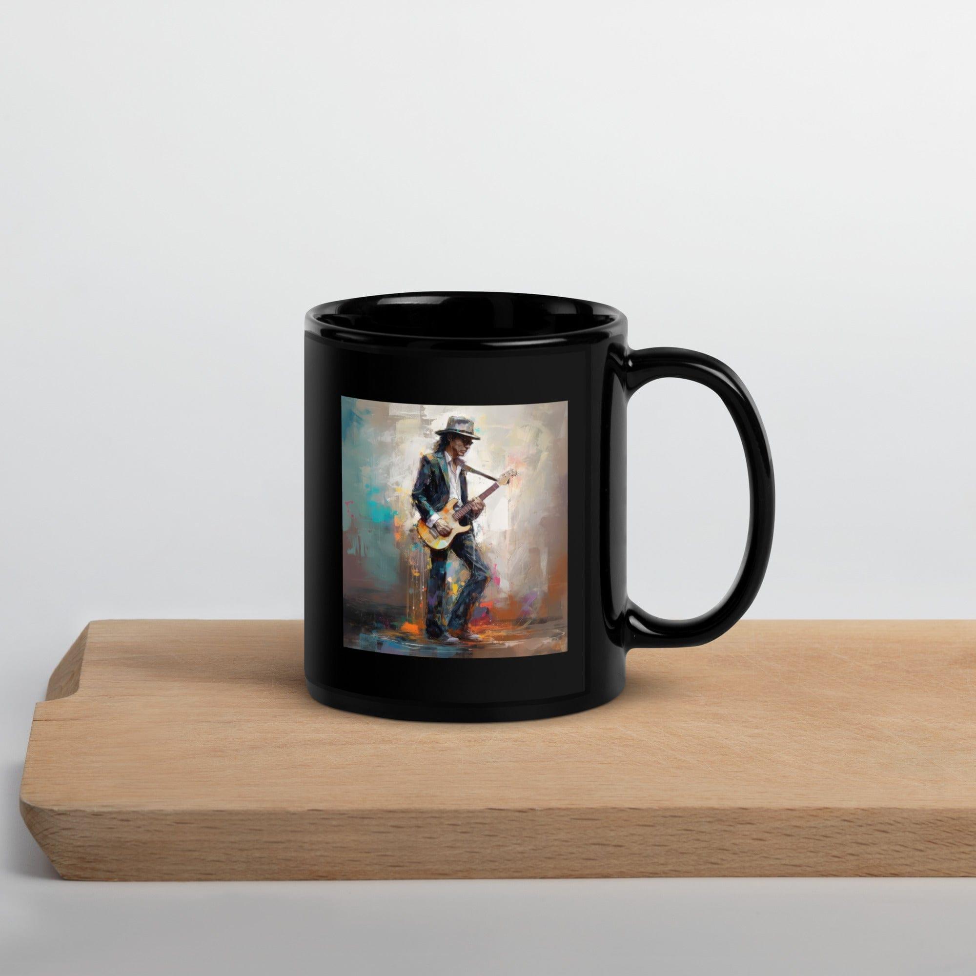 Rhythmic Repertoire Black Glossy Mug - Beyond T-shirts