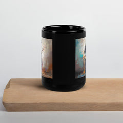 Rhythmic Repertoire Black Glossy Mug - Beyond T-shirts