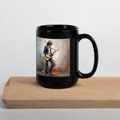 Rhythmic Repertoire Black Glossy Mug - Beyond T-shirts