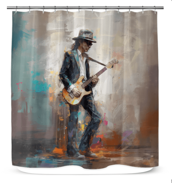 Rhythmic Repertoire Shower Curtain - Beyond T-shirts