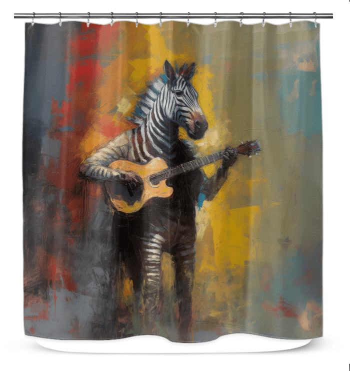 Rhythmic Resonance Shower Curtain - Beyond T-shirts