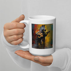 Rhythmic Resonance White Glossy Mug - Beyond T-shirts