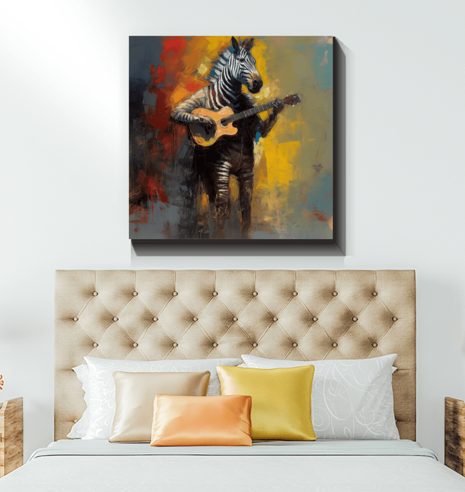 Rhythmic Resonance Wrapped Canvas - Beyond T-shirts