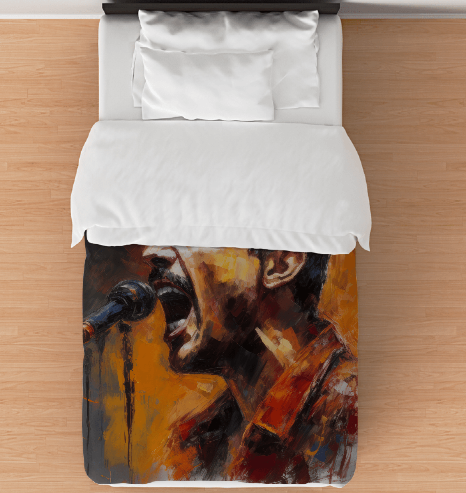 Rhythmic Revelry Twin Comforter - Elegant Design for Modern Bedroom