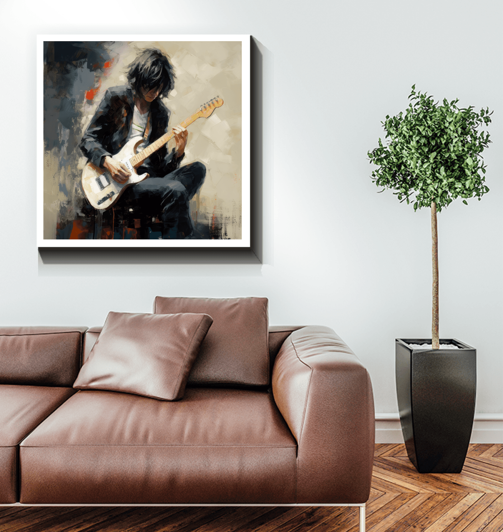 Rhythmic Revelry Wrapped Canvas - Beyond T-shirts