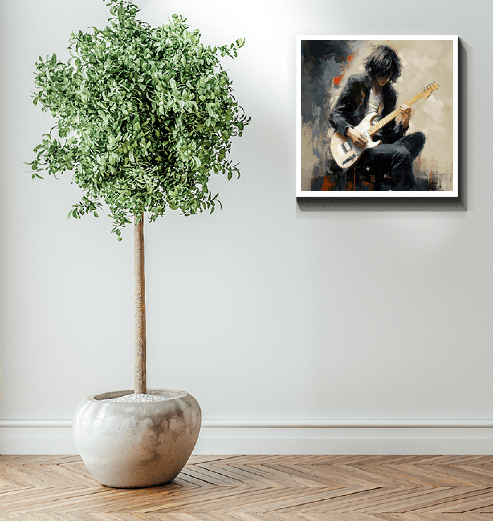 Rhythmic Revelry Wrapped Canvas - Beyond T-shirts