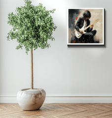 Rhythmic Revelry Wrapped Canvas - Beyond T-shirts