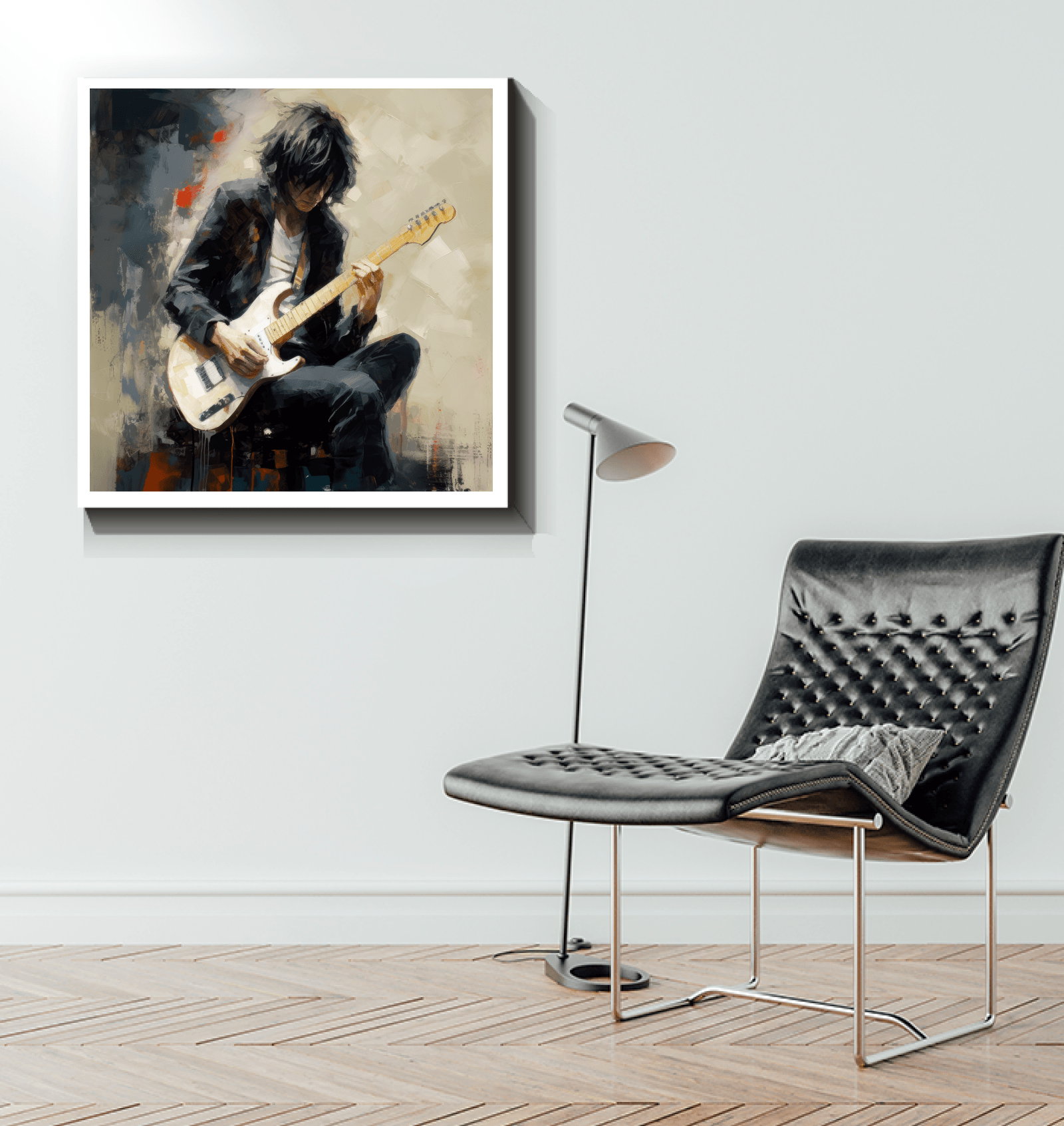 Rhythmic Revelry Wrapped Canvas - Beyond T-shirts