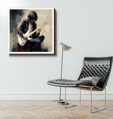 Rhythmic Revelry Wrapped Canvas - Beyond T-shirts