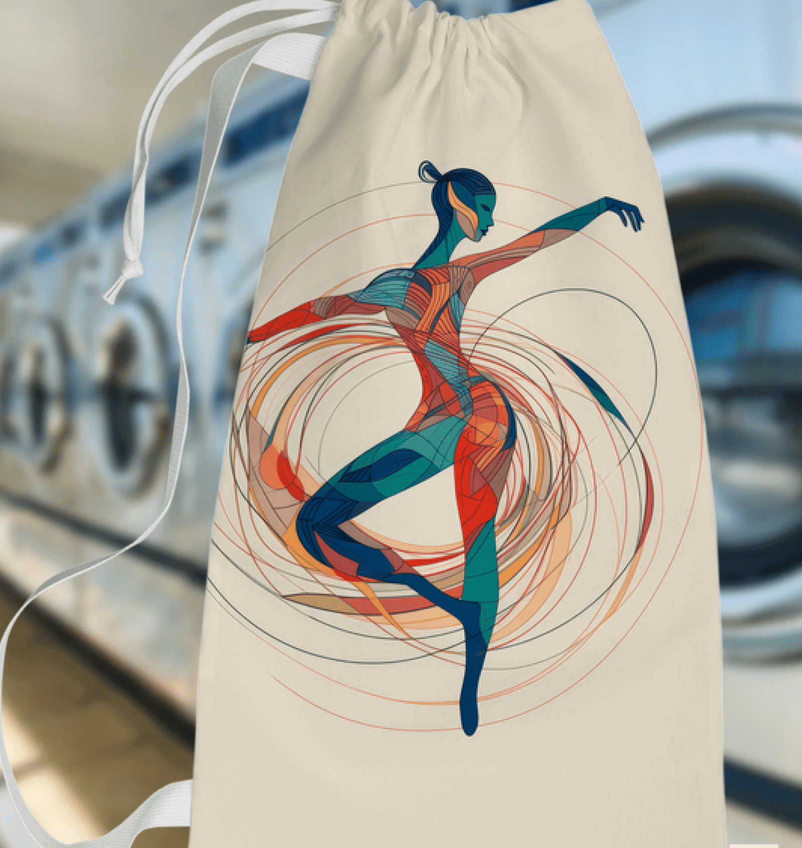 Women's dance attire laundry bag in stylish design