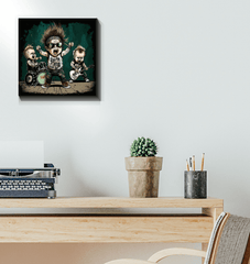Rock and roll all night wrapped canvas - Beyond T-shirts