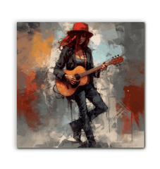 Vintage Style Rock Ballads Canvas Print for Wall Decor