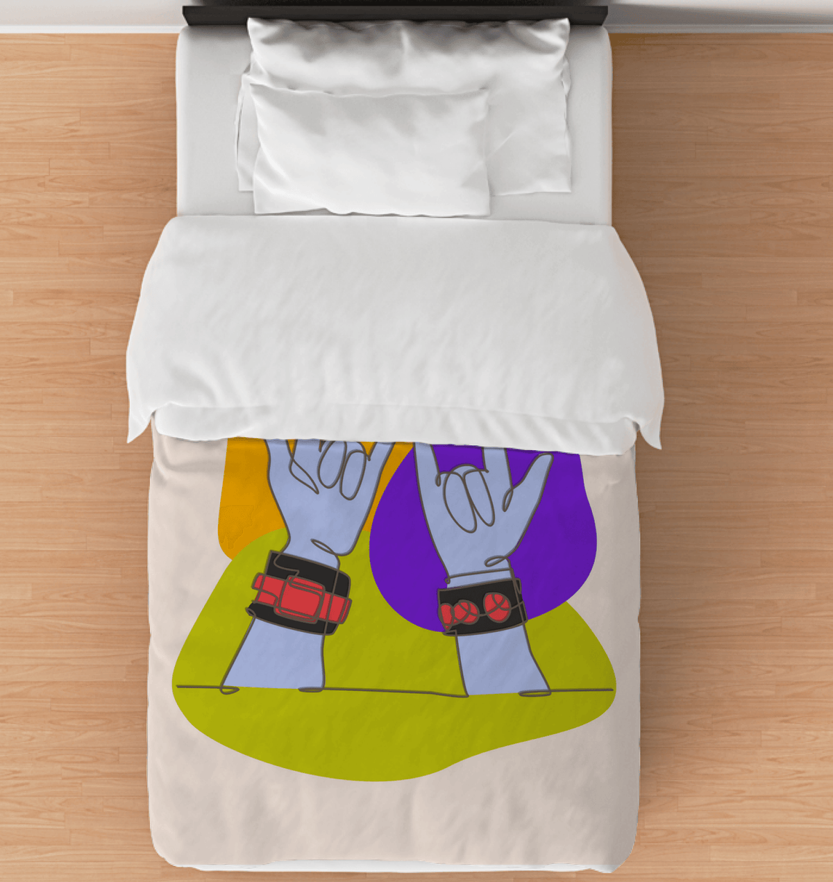 Rock Forever Comforter - Twin - Beyond T-shirts