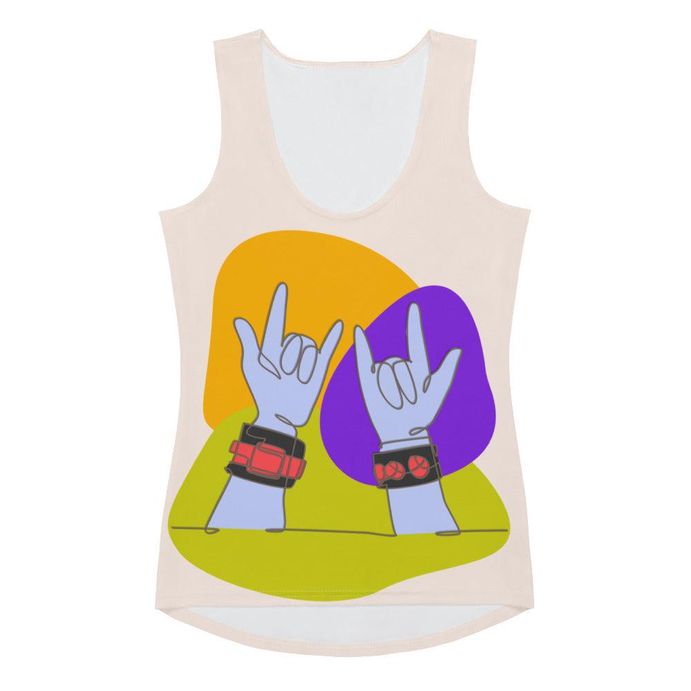 Rock Forever Sublimation Cut & Sew Tank Top - Beyond T-shirts