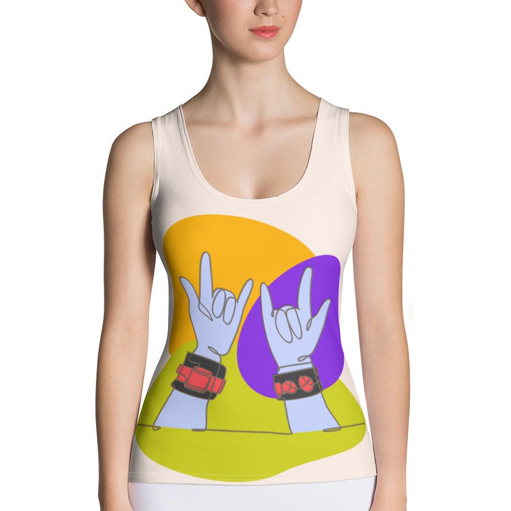 Rock Forever Sublimation Cut & Sew Tank Top - Beyond T-shirts