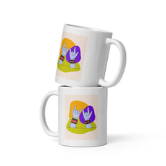 Rock Forever White Glossy Mug - Beyond T-shirts