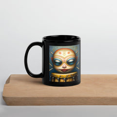 Sapphire Skies Black Glossy Mug - Beyond T-shirts