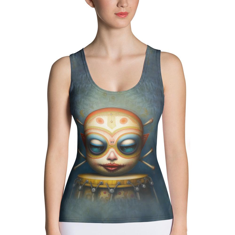 Sapphire Skies Sublimation Cut & Sew Tank Top - Beyond T-shirts