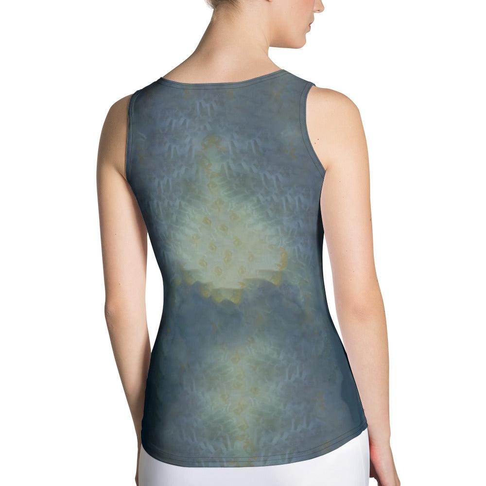 Sapphire Skies Sublimation Cut & Sew Tank Top - Beyond T-shirts