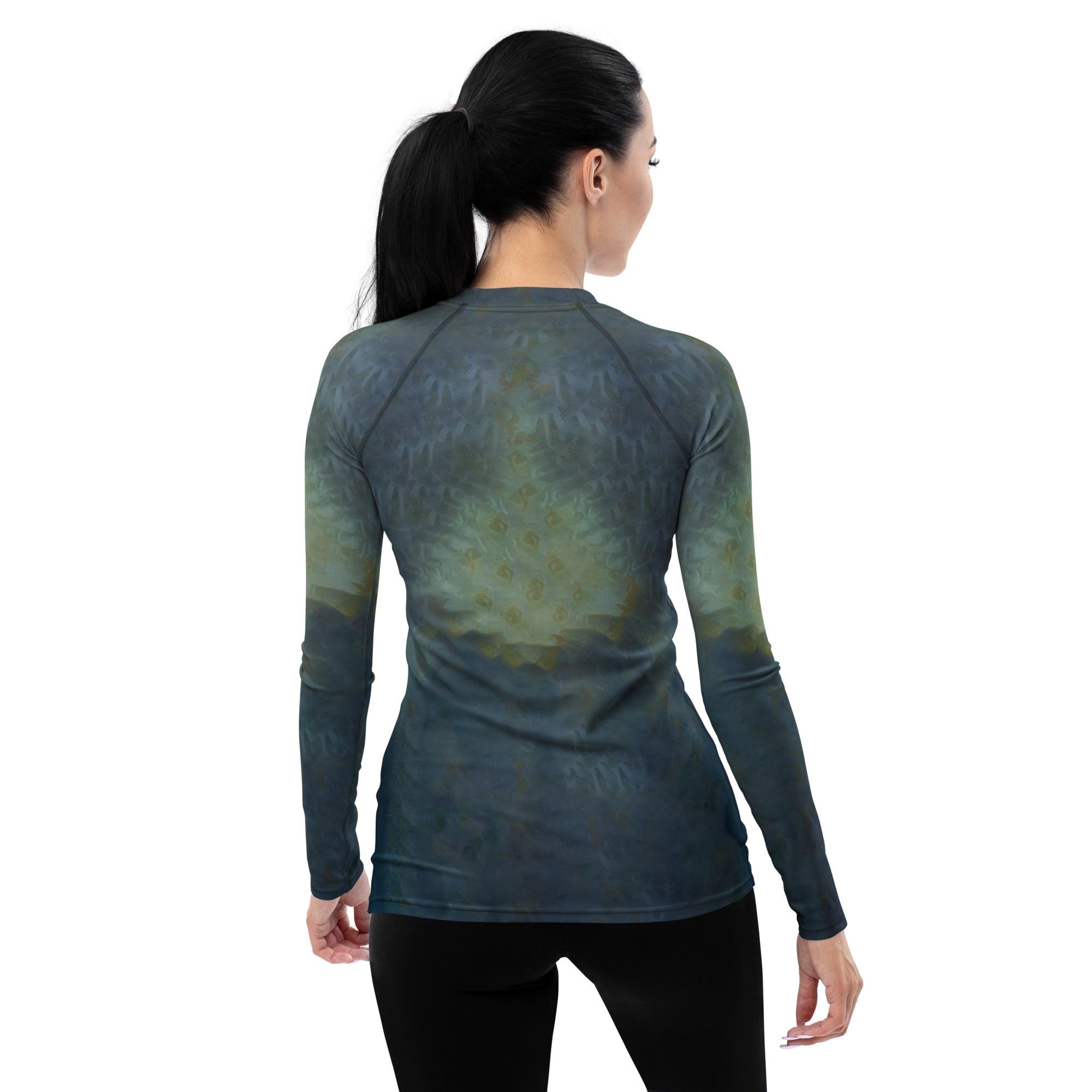 Sapphire Skies Women's Rash Guard - Beyond T-shirts