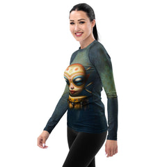 Sapphire Skies Women's Rash Guard - Beyond T-shirts