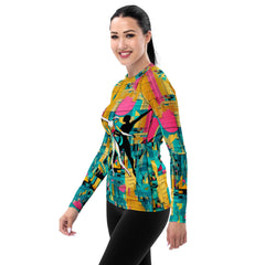 Comfortable and Fashion-Forward Women's Rash Guard for Water Sports