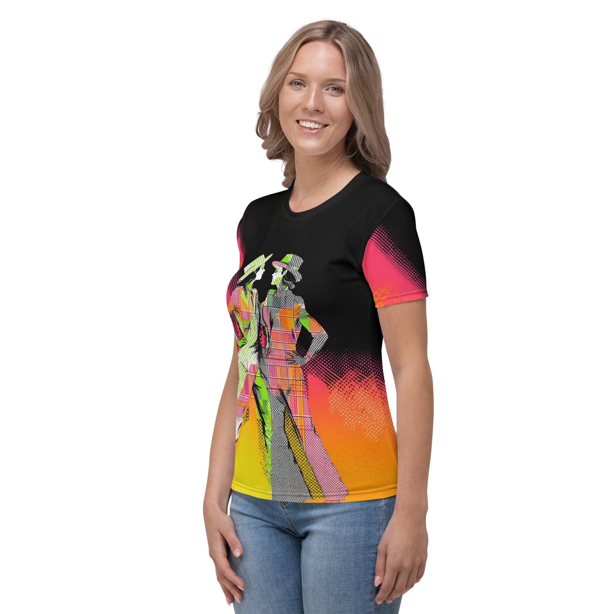 Sensual Feminine Dance Elegance Women's T-shirt - Beyond T-shirts