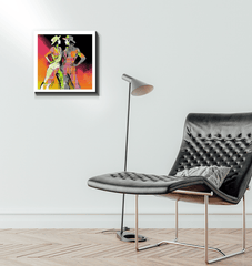 Sensual Feminine Dance Elegance Wrapped Canvas - Beyond T-shirts