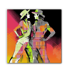 Sensual Feminine Dance Elegance Wrapped Canvas - Beyond T-shirts