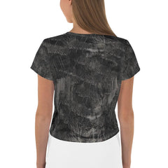 Sensual Women's Dance Attire All-Over Print Crop Tee - Beyond T-shirts