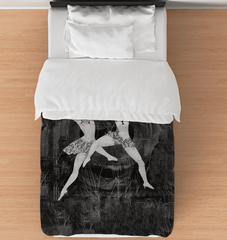 Sensual style duvet cover for a luxurious bedroom.