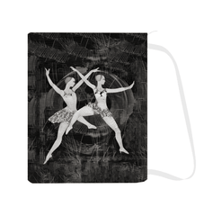 Sensual dancewear laundry bag in use