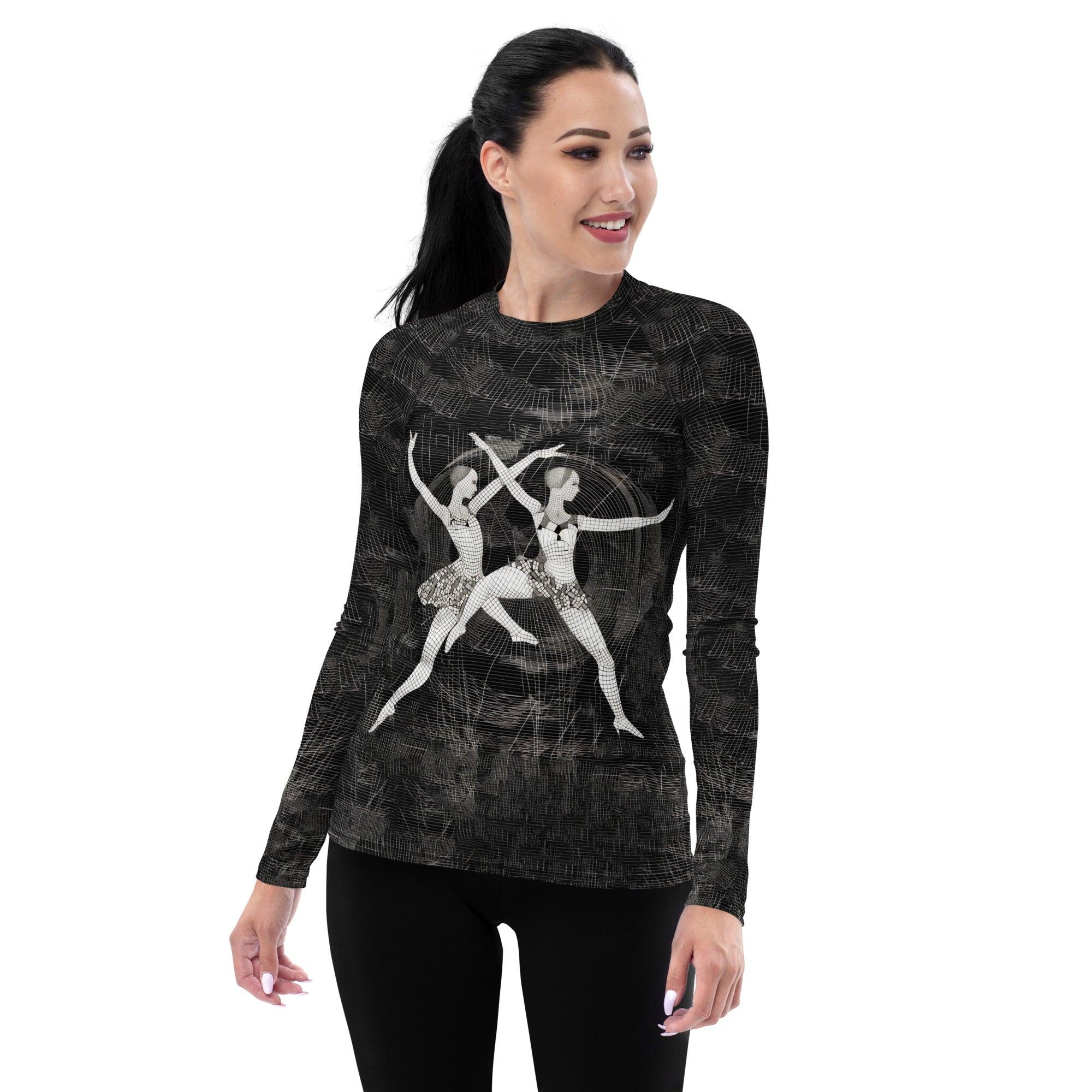 Sensual Women's Dance Attire Women's Rash Guard - Beyond T-shirts