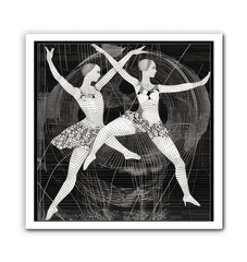 Sensual Women s Dance Attire Wrapped Canvas - Beyond T-shirts