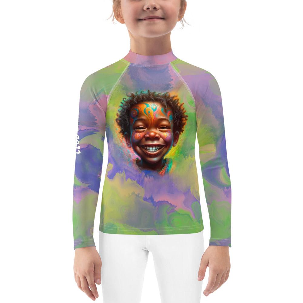 Seraphic Sparkling Eyes Kids Rash Guard - UV Protection & Comfort ...