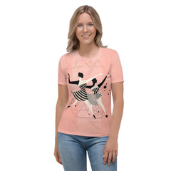 Serene Feminine Dance Motion Women's T-shirt - Beyond T-shirts