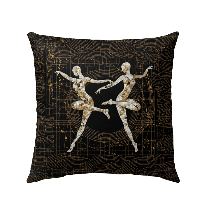 Serene Feminine Dance Style Outdoor Pillow - Beyond T-shirts