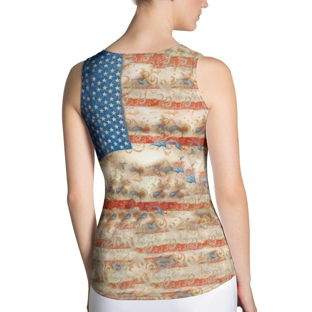 Serene Sanctuary Sublimation Cut & Sew Tank Top - Beyond T-shirts